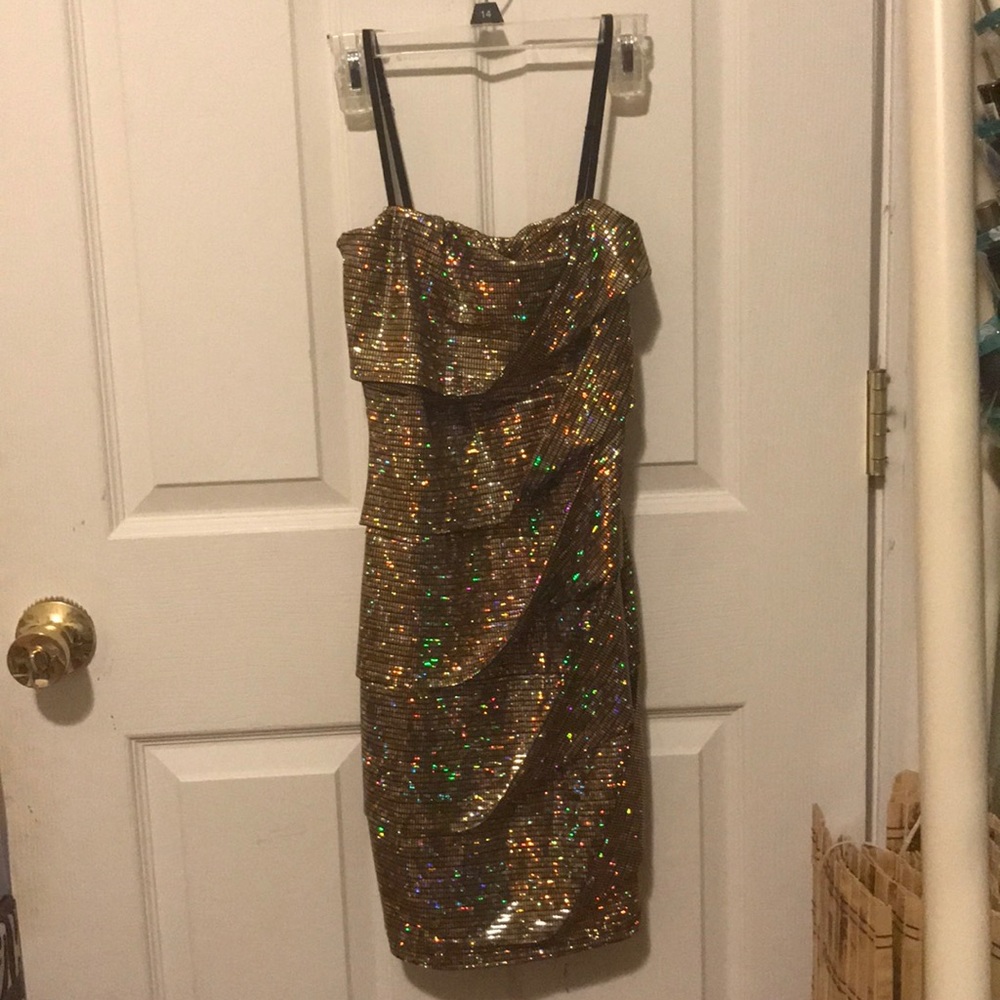 XS or Small. It has some stretch to it